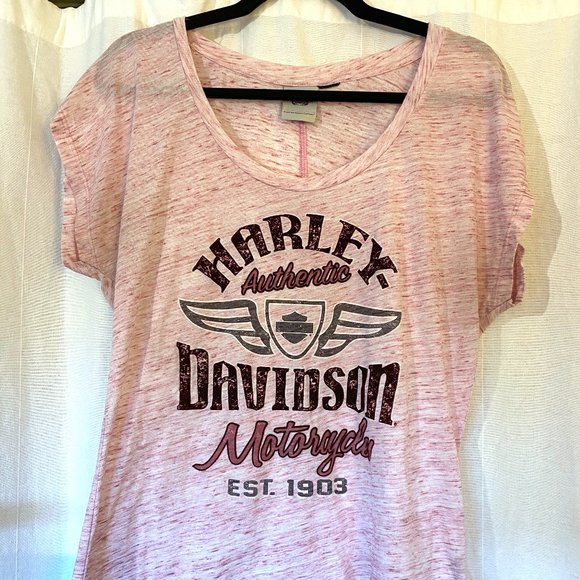 Harley Davidson Pink Tshirt